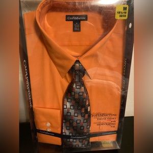 Brand New Croft & Barrow Shirt & Tie Set